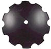 Disc Blade - 36" x 12.5MM, Notched, 2-1/4" Square x 2-1/2 Round Axle