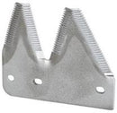 LEFT HAND END SECTION HEAVY TOP SERRATED PLATED  10 / BOX