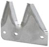 LEFT HAND END SECTION HEAVY TOP SERRATED PLATED  10 / BOX
