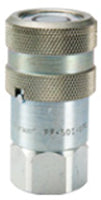 3/4" FEMALE BODY. 1-1/16"-12 UNF FEMALE THREAD. FLAT FACE NON-SPILL STYLE VALVE