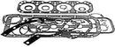 LOWER GASKET SET WITH CRANKSHAFT SEALS. 1 SET USED ON G188D 4 CYLINDER DIESEL ENGINE