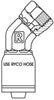 JIC FEMALE 45 DEGREE BEND FORGED WITH 7/8 INCH THREAD FOR 1/2 INCH HOSE