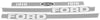 HOOD DECAL SET FOR FORD 1910