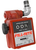 Fill-Rite 806C 3-Digit Mechanical Fuel Transfer Meter (US Gallons) 1" NPT threads 