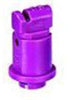 TeeJet TTI110025VP Turbo Induction Flat Spray Tip, Poly, 110°, Purple, Orifice 2.5