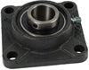 4 HOLE CAST IRON FLANGE WITH 1-3/4" BEARING - SET SCREW LOCK