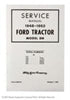 SERVICE MANUAL - TRACTORS: 8N (1949 TO 1952)