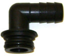 3/8" 90 Degree Hose Barb For Wilger Modular Flow Monitors Push-Connect