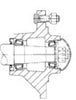 30-6 HUB & SPINDLE ASSEMBLY