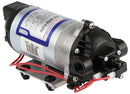12V DIAPHRAGM PUMP PUMP WITH DEMAND SWITCH - 1.8 GPM / 50 PSI  3/8" FEMALE PORTS  - HAS ON / OFF SWITCH