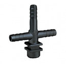TRIPLE HOSE SHANK 3/8"