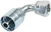 1/2 INCH HOSE X 1/2 BSPP FEMALE ELBOW - 90 SWIVEL