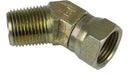 Male NPTF to Female NPSM Swivel  45 Elbow