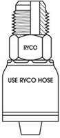 SAE MALE WITH 7/8 INCH THREAD FOR 1/4 INCH HOSE