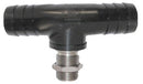 TeeJet 12202CE785TD Double Barb Nozzle Body - 3/4" Hose - Celcon Shank / Stainless Thread, Celcon / Stainless Steel, Standard Nozzle Body