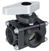 BALL VALVE 3-WAY 1"