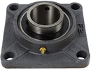 4 HOLE CAST IRON FLANGE WITH 2-1/8" BEARING - SET SCREW LOCK