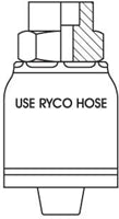 SALVAGE WITH 5/16 INCH THREAD FOR 1/4 INCH HOSE