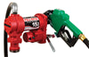 Fill-Rite FR1210HA1 12V DC 15 GPM Fuel Transfer Pump Kit with Hose and Automatic Nozzle (leaded spout)
