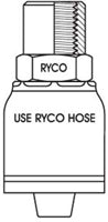 GREASE LINE FIXED FEMALE FOR 1/4 INCH HOSE