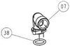 WATER OUTLET WITH SEAL-WP25