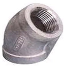 1/4 INCH X 1/4 INCH FNPT X FNPT  GALVANIZED ELBOW - 45