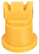 TeeJet AITTJ6011002VP AITTJ60 Air Induction TwinJet Twin Flat Spray Tip, Poly, 110°, Yellow, Orifice 2