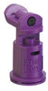TeeJet AI3070025VP AI3070 Air Induction Dual Pattern Flat Spray Tip, Poly, Purple, Orifice 2.5