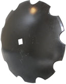 Disc Blade - 22" x 3/16", Notched, 1" Square Axle
