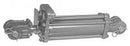 Cross Hydraulic Cylinder 3508DC - 3-1/2" x 8" with Hydraulic Depth Control