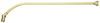 TeeJet 467324 Curved Spray Wand Extension, Brass, 24", 11/16" Cap Thread, 125 PSI