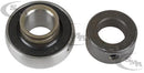 5/8 INCH BORE GREASABLE INSERT BEARING WITH COLLAR - SPHERICAL RACE