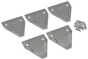 OVERLAP SECTION KIT FOR HESSTON AND CASE IH RIVETED KNIVES - 5 SECTIONS + RIVETS - CARDED REPLACES 706424H / 748210