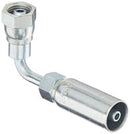 FEMALE SWIVEL 90 DEGREE BEND 1/4" HOSE X 1/2" DIN LIGHT UNI SEAT