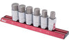 6 PIECE 1/2" DR.SAE HEX BIT SOCKET SET