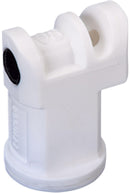 TeeJet TTI11008VP Turbo Induction Flat Spray Tip, Poly, 110°, White, Orifice 8