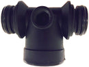 Monitor Clip 'T' - 1" Female NPT With ORS Connection - 1/4" Gauge Port