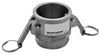 D SERIES 3/4" ALUMINUM FEMALE COUPLER X FEMALE PIPE THREAD