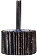 MOUNTED FLAP WHEEL - 3" X 1" WITH 1/4" SHANK - 60 GRIT