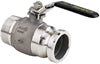 2" FP STAINLESS STEEL MALE THREAD X MALE ADPT VALVE