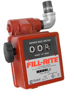 Fill-Rite 806C 3-Digit Mechanical Fuel Transfer Meter (US Gallons) 1" NPT threads 