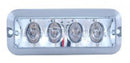 4 DIODE LED STROBE-AMBER