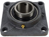 4 HOLE CAST IRON FLANGE WITH 2-1/8" BEARING - SET SCREW LOCK