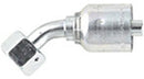 3/8 INCH HOSE X M18 METRIC L FEMALE ELBOW - 45 SWIVEL