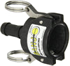 3/4" B SERIES CAM LOCK COUPLER -  3/4"FEMALE COUPLER X 1/2" MALE HOSE SHANK
