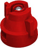 TeeJet XRC11004VS XR Extended Range Flat Spray Tip, Poly/Stainless, 110°, Red, Orifice 4