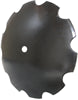 Disc Blade - 28" x 1/4", Notched, Pilot Hole