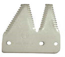 EXTRA COARSE 7 TOOTH END SECTION FOR TOP SERRATED RIGHT HAND  CHROME PLATE - REPLACES 1481200C1 / 86617760 PLATED   CARD 2