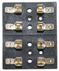 JUNCTION BLOCK GLASS 4-GANG