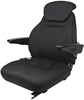 Black Talon Premium High-Back Seat for Zero Turn Mowers - Black Cordura Fabric